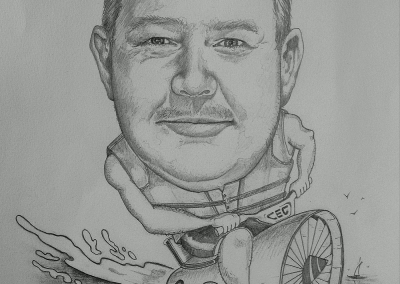 Portraits in Graphite 08 by Gregorio Gary Umali- Filipino Artist Based in New Zealand