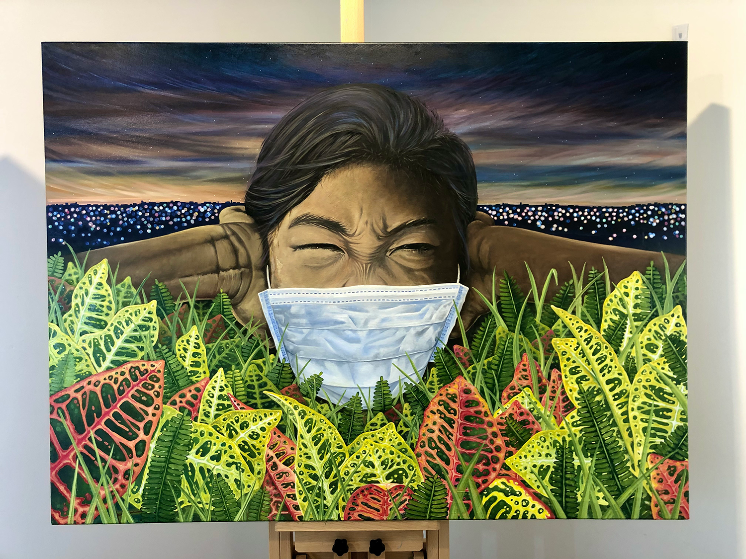 Restoration Amid Isolation by Gregorio Gary Umali-Filipino Artist Based in New Zealand